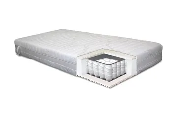 Lowell Resårmadrass 160x200 cm - Vit - Products - Möbler - Barnmöbler - Barnsäng & juniorsäng - Resårbotten barn & barn madrasser