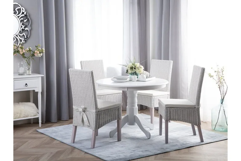 Akron Matbord 100 cm, Vit