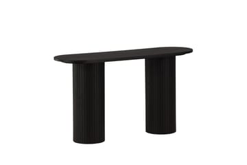 Bianca Sidobord 130x40x72 cm Oval - Svart - Products - Möbler - Bord & matgrupp - Avlastningsbord & sidobord - Brickbord & småbord