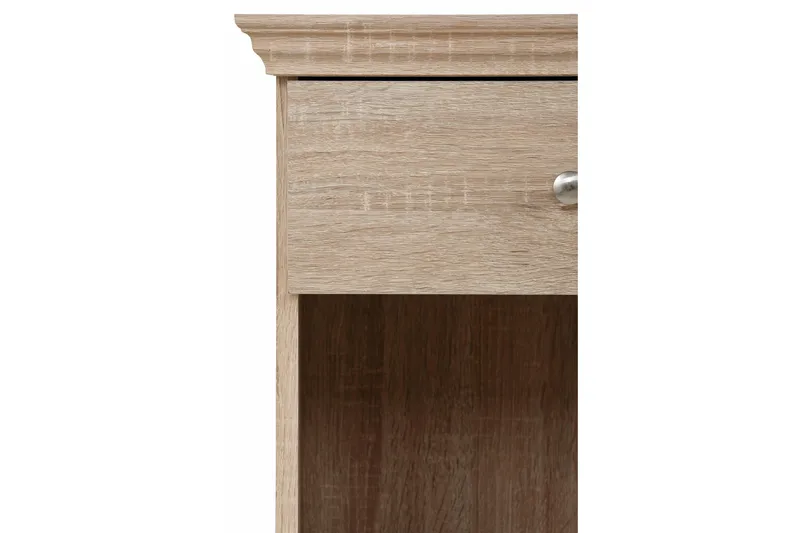 Dareia Sängbord 45 cm med Förvaring Låda + Hylla - Brun - Products - Möbler - Bord & matgrupp - Avlastningsbord & sidobord - Sängbord & nattduksbord