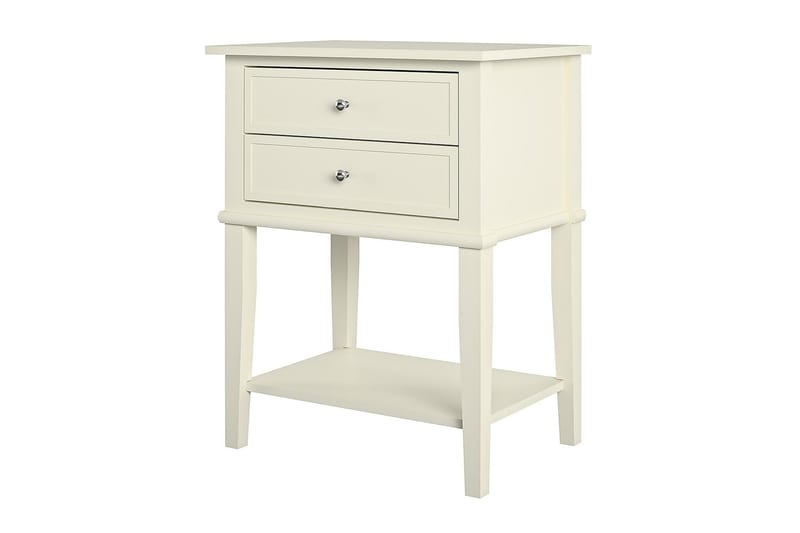 Franklin Sidobord 56 cm Vit - Dorel Home - Products - Möbler - Bord & matgrupp - Avlastningsbord & sidobord - Brickbord & småbord