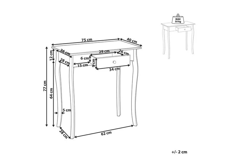 Konsolbord Albia - Products - Möbler - Bord & matgrupp - Avlastningsbord & sidobord - Konsolbord & hallbord
