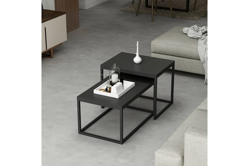 Leka Satsbord - Svart - Products - Möbler - Bord & matgrupp - Avlastningsbord & sidobord - Satsbord