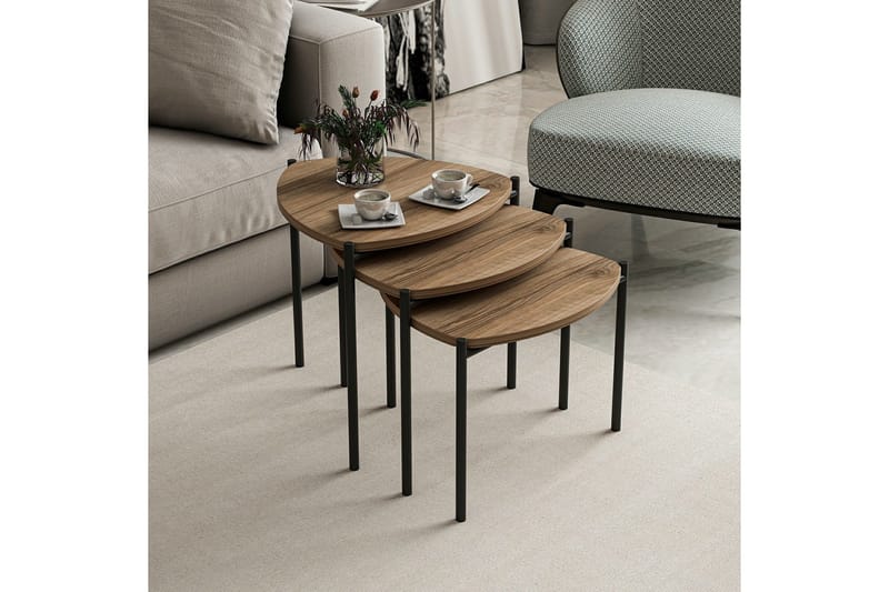 Lenny Satsbord - Valnöt - Products - Möbler - Bord & matgrupp - Avlastningsbord & sidobord - Satsbord
