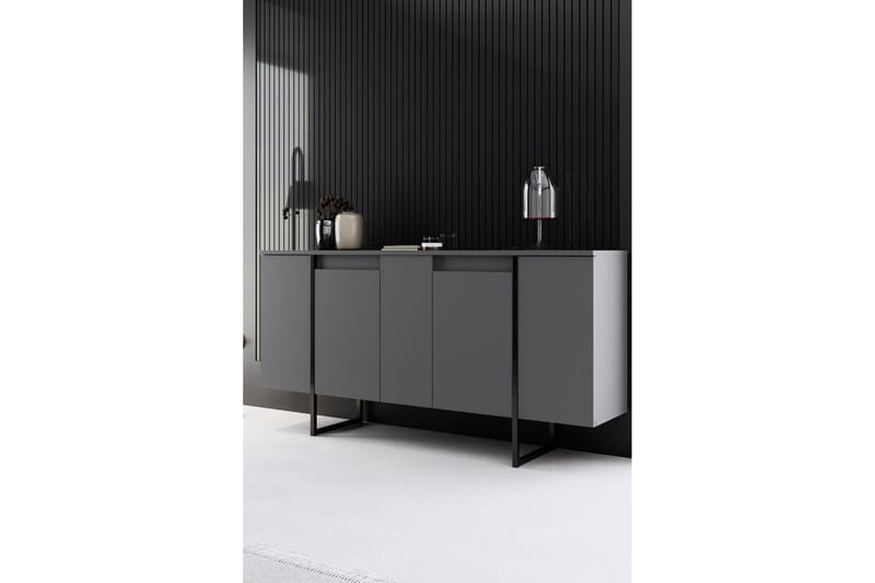 Luxe Konsollbord 160 cm - Grå/Svart - Products - Möbler - Bord & matgrupp - Avlastningsbord & sidobord - Konsolbord & hallbord