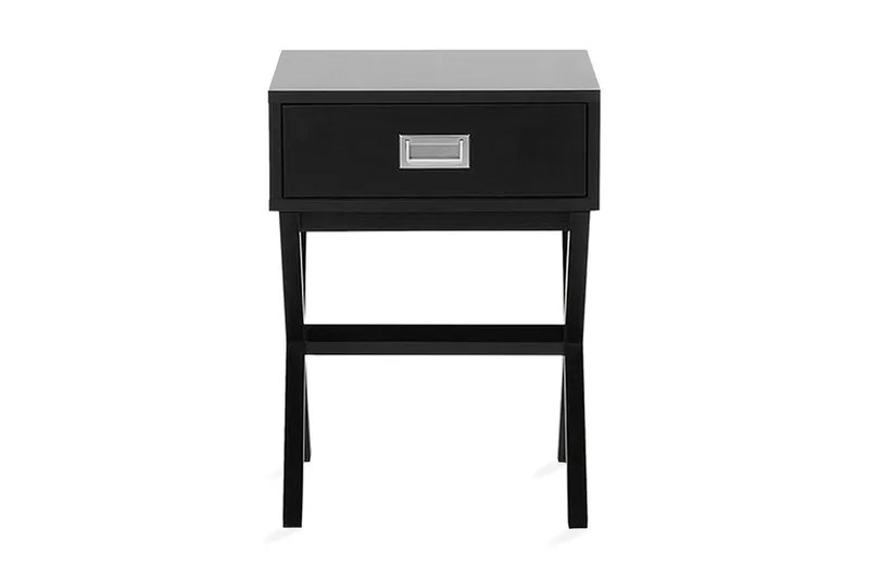 Mondejar Sängbord 40 cm med Förvaring Låda, Svart