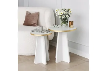 Munne Soffbord 40 cm - Vit - Products - Möbler - Bord & matgrupp - Avlastningsbord & sidobord - Satsbord