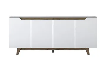 Porzic Konsollbord 180 cm - Vit/Mörkbrun - Products - Möbler - Bord & matgrupp - Avlastningsbord & sidobord - Konsolbord & hallbord