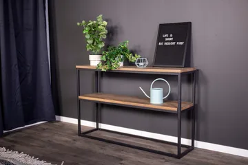 Rise Avlastningsbord 110x30 cm - Svart/Valnöt - Products - Möbler - Bord & matgrupp - Avlastningsbord & sidobord - Brickbord & småbord