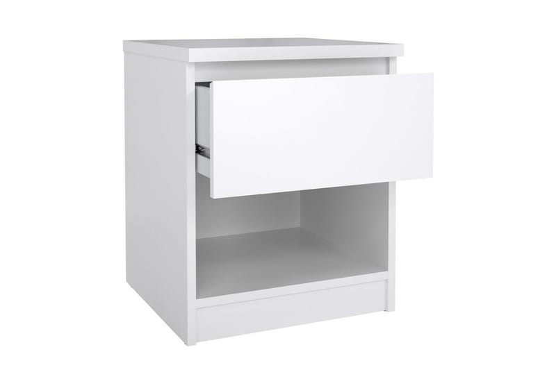 Salomns Sängbord 40,4 cm - Vit - Products - Möbler - Bord & matgrupp - Avlastningsbord & sidobord - Sängbord & nattduksbord