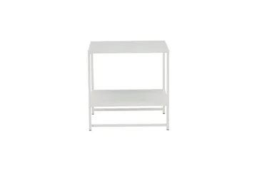 Staal Sidobord med Hylla - Vit - Products - Möbler - Bord & matgrupp - Avlastningsbord & sidobord - Brickbord & småbord