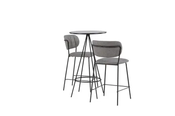 Bistro Matgrupp 60 cm Rund med 2 Bell stolar - Svart - Products - Möbler - Bord & matgrupp - Matgrupp