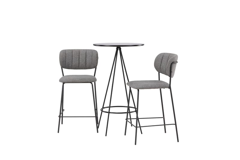 Bistro Matgrupp 60 cm Rund med 2 Bell stolar - Svart - Products - Möbler - Bord & matgrupp - Matgrupp