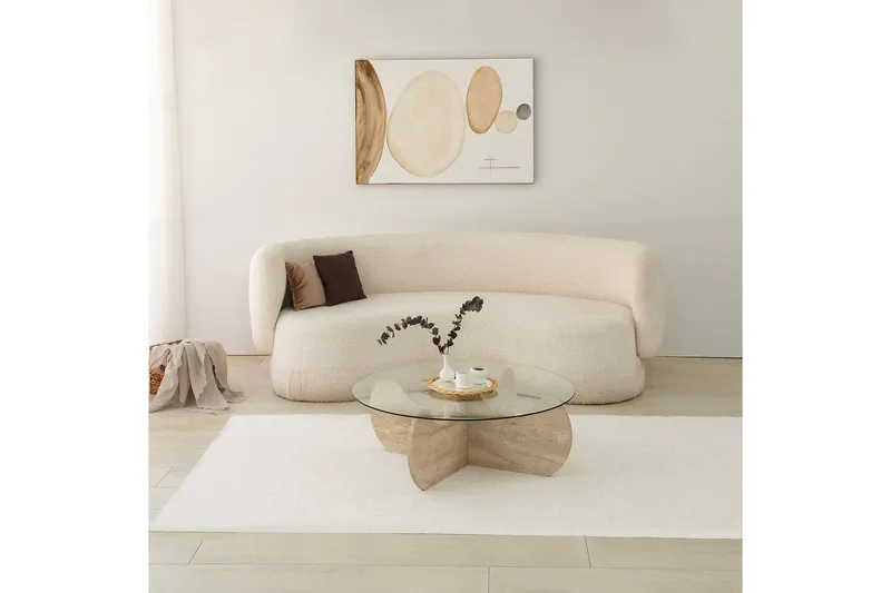 Chaino Soffbord 90 cm - Beige - Products - Möbler - Bord & matgrupp - Soffbord