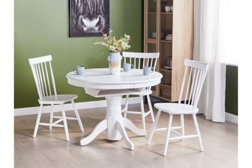 Cinnamon Matbord 106 cm Oval - Vit - Products - Möbler - Bord & matgrupp - Matbord & köksbord