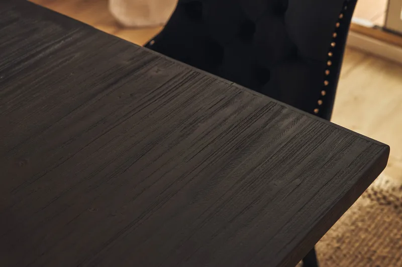 Dijon Matgrupp 200 cm inkl 6 Bergviken Stolar Konstläder - Brun - Products - Möbler - Bord & matgrupp - Matgrupp