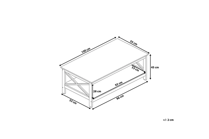Foster Soffbord 100 cm - Svart - Products - Möbler - Bord & matgrupp - Soffbord