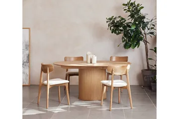 Gethin Matbord 120 cm Rund - Beige - Products - Möbler - Bord & matgrupp - Matbord & köksbord