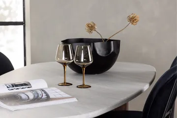 Grönvik Matgrupp 180 cm Oval med 4 Stella Stolar - Mocca - Products - Möbler - Bord & matgrupp - Matgrupp