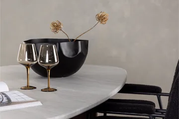 Grönvik Matgrupp 180 cm Oval med 4 Yesterday Stolar - Mocca - Products - Möbler - Bord & matgrupp - Matgrupp