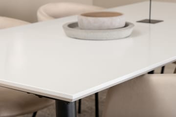 Jimmy Matgrupp 195 cm Rektangulär med 6 Berit stolar - Beige - Products - Möbler - Bord & matgrupp - Matgrupp