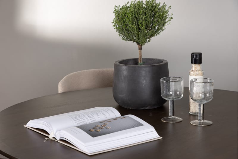 Kaseidon Matgrupp 100 cm Rund med 4 Modesto stolar - Beige - Products - Möbler - Bord & matgrupp - Matgrupp