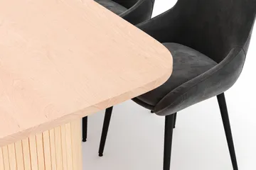 Kopparbo Matgrupp 200x90cm med 6 Alsarp Matstolar - Natural - Products - Möbler - Bord & matgrupp - Matgrupp