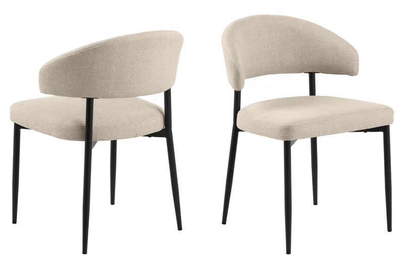 Kopparbo Runt Matbord 130 cm Förlängningsbart med 4 Sawako Stolar - Svart - Products - Möbler - Bord & matgrupp - Matgrupp