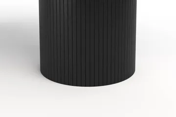 Kopparbo Runt Matbord 150 cm - Svart Trä / Ribbad - Products - Möbler - Bord & matgrupp - Matbord & köksbord