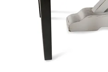 Lyon Matgrupp 150 cm Rund med 6 Tuva Fåtölj - Vintage Alm/Vit/Svart PU - Products - Möbler - Bord & matgrupp - Matgrupp