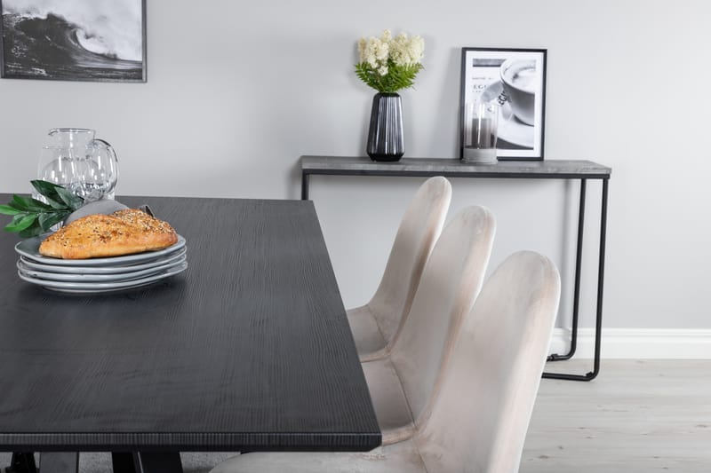 Marina Matgrupp 180 cm Rektangulär med 6 Polar stolar - Beige - Products - Möbler - Bord & matgrupp - Matgrupp