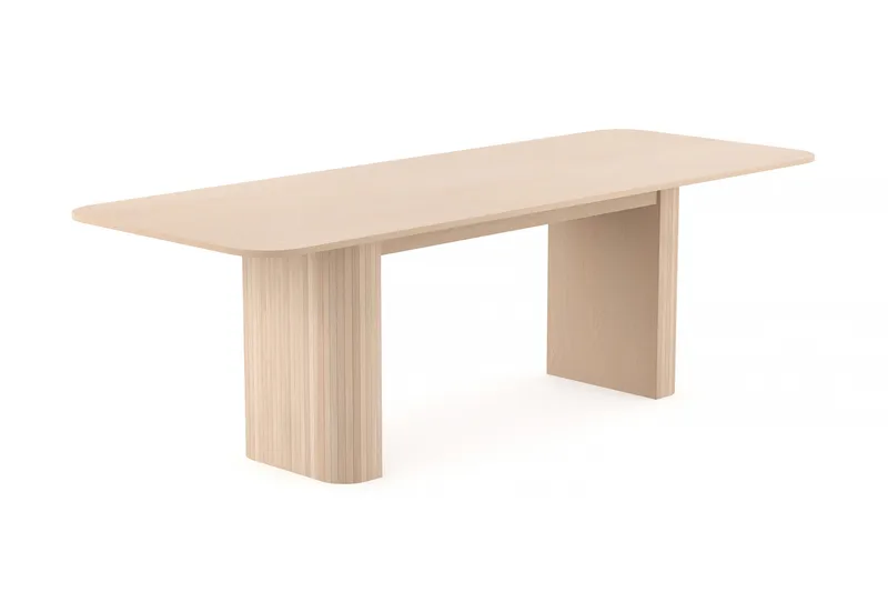 Kopparbo Matbord 180-240 cm Förlängningsbart - Ljust vitlaserat ekträ - Products - Möbler - Bord & matgrupp - Matbord & köksbord