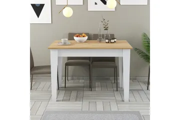 Levents Matbord 110x72 cm Vit/Brun - Hanah Home - Products - Möbler - Bord & matgrupp - Matbord & köksbord