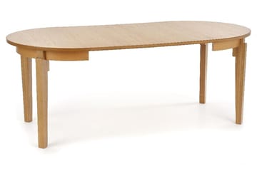 Matbord runt i ek förlängningsbart Ø100-200 cm - Ek - Products - Möbler - Bord & matgrupp - Matbord & köksbord