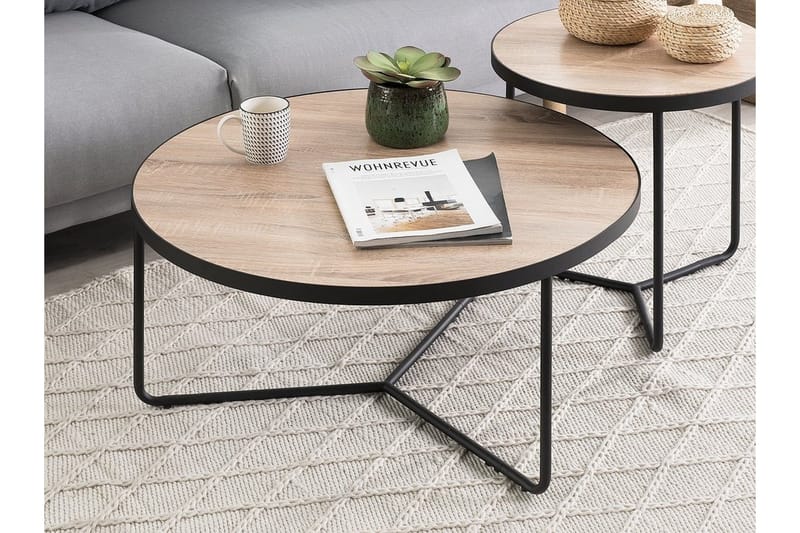 Melody L Soffbord 80 cm - Trä/Natur - Products - Möbler - Bord & matgrupp - Soffbord