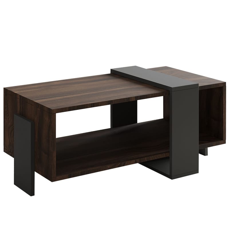 Norell Soffbord 90x40x49 cm - Valnöt och antracit - Products - Möbler - Bord & matgrupp - Soffbord