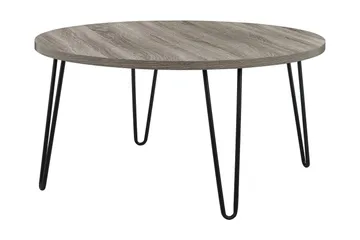 Owen Soffbord 90 cm Ovalt Runt Grå/Svart - Dorel Home - Products - Möbler - Bord & matgrupp - Soffbord