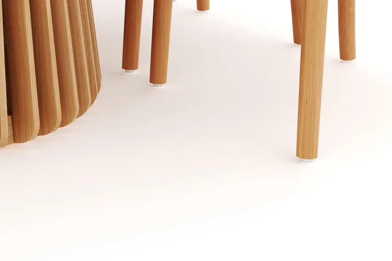 Peyra Matgrupp 200 cm Ovalt Ek med 6 Dastoori Matstol - 2220068-6,1893461-1 - Natur - Products - Möbler - Bord & matgrupp - Matgrupp