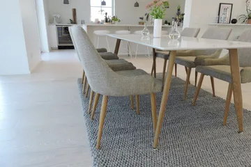 Polar Matgrupp 180 cm Rektangulär med 6 Plaza stolar - Grå - Products - Möbler - Bord & matgrupp - Matgrupp