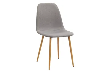 Richeto Matbord 210 cm ek +  6 st Nibe stol grå med ek ben - Natur/Grå - Products - Möbler - Bord & matgrupp - Matgrupp