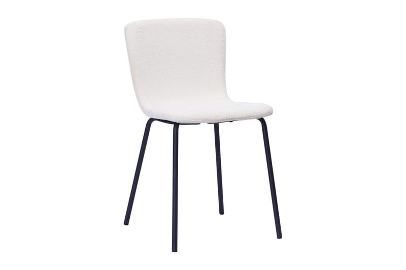 Richeto Matbord 210 cm med 4 Katy Matstolar - Rökt ek / Vit Bouclé - Products - Möbler - Bord & matgrupp - Matgrupp