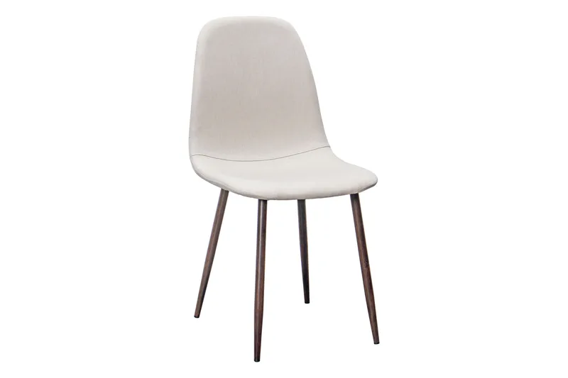 Richeto Matbord Rökt Ek 210 cm valnöt +  6 st Nibe stol beige med valnöt ben - Brun/Beige - Products - Möbler - Bord & matgrupp - Matgrupp