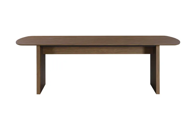 Richeto Matbord Rökt Ek 240 cm - Brun / Ribbad - Products - Möbler - Bord & matgrupp - Matbord & köksbord