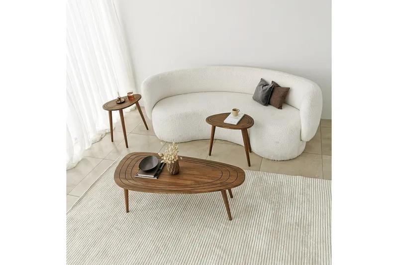 Saldus Soffbord 115 cm - Valnöt - Products - Möbler - Bord & matgrupp - Soffbord