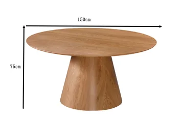 Siena Matbord Runt 150cm - Ek - Products - Möbler - Bord & matgrupp - Matbord & köksbord