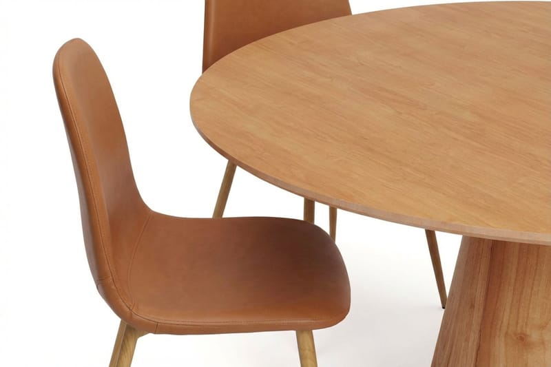 Siena Matgrupp runt 110 cm Ek med 4 Nibe Matstolar - Ek - Products - Möbler - Bord & matgrupp - Matgrupp