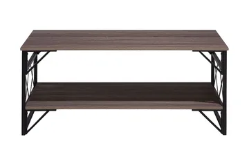 Kindertofte Soffbord 120 cm med Förvaring Hylla - Brungrå - Products - Möbler - Bord & matgrupp - Soffbord - Soffbord med förvaring