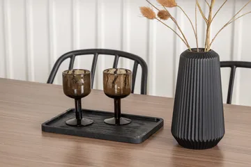 Tempe Matgrupp 140 cm Rektangulär med 4 Dyrön stolar - Svart - Products - Möbler - Bord & matgrupp - Matgrupp