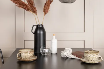 Tempe Matgrupp  80 cm Rektangulär med 2 Tempe stolar - Mörkgrå - Products - Möbler - Bord & matgrupp - Matgrupp