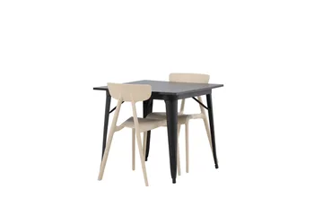 Tempe Matgrupp 80 cm Rektangulär med 2 Ursholmen stolar - Beige - Products - Möbler - Bord & matgrupp - Matgrupp